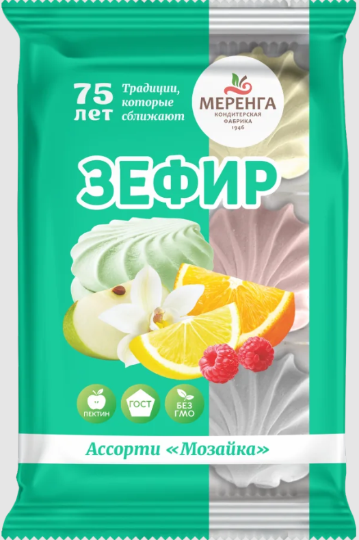 Меренга Зефир Мозайка, 270г  в Грязях