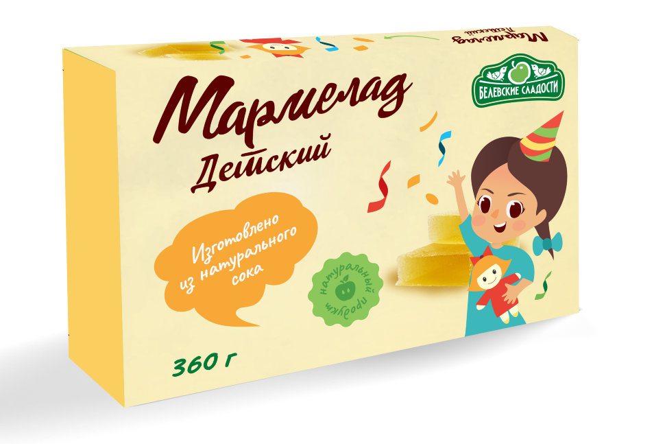  Мармелад  "Детский" белевский 360г   в Грязях