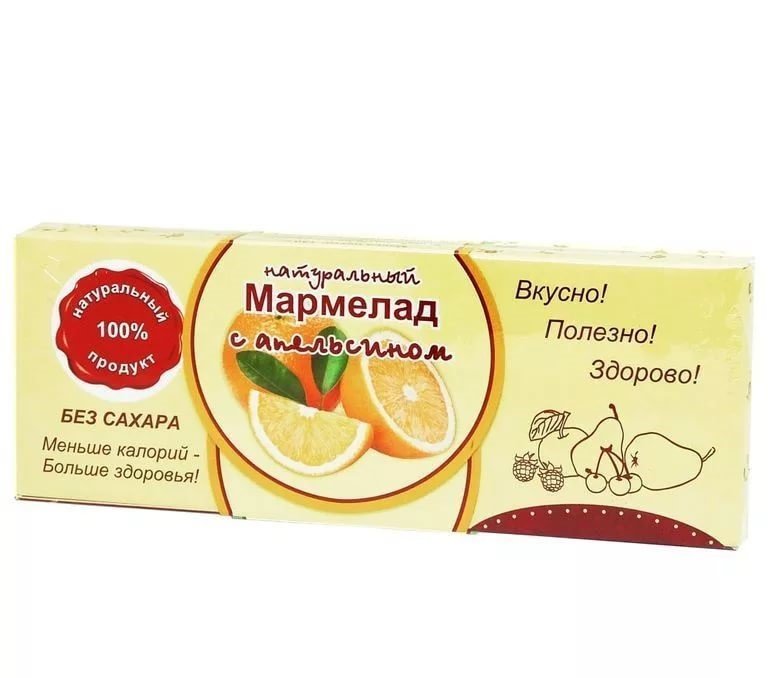  Мармелад натуральный "Апельсин" 140г в Грязях