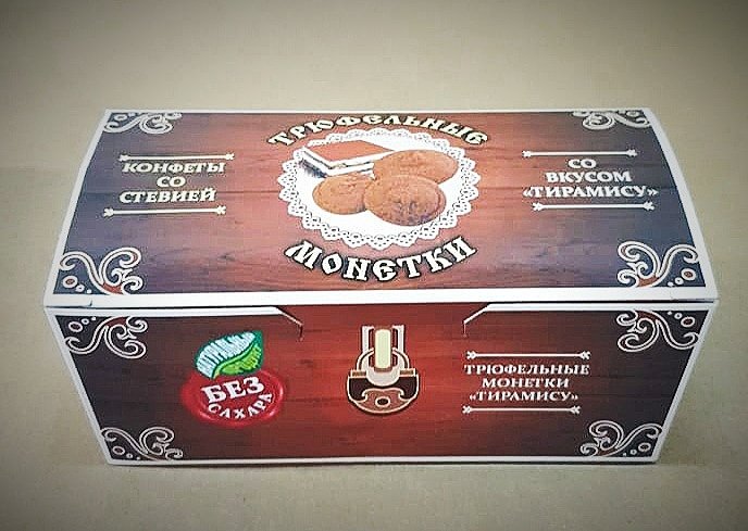  Трюфельные монетки вкус "Тирамису" 170г в Грязях
