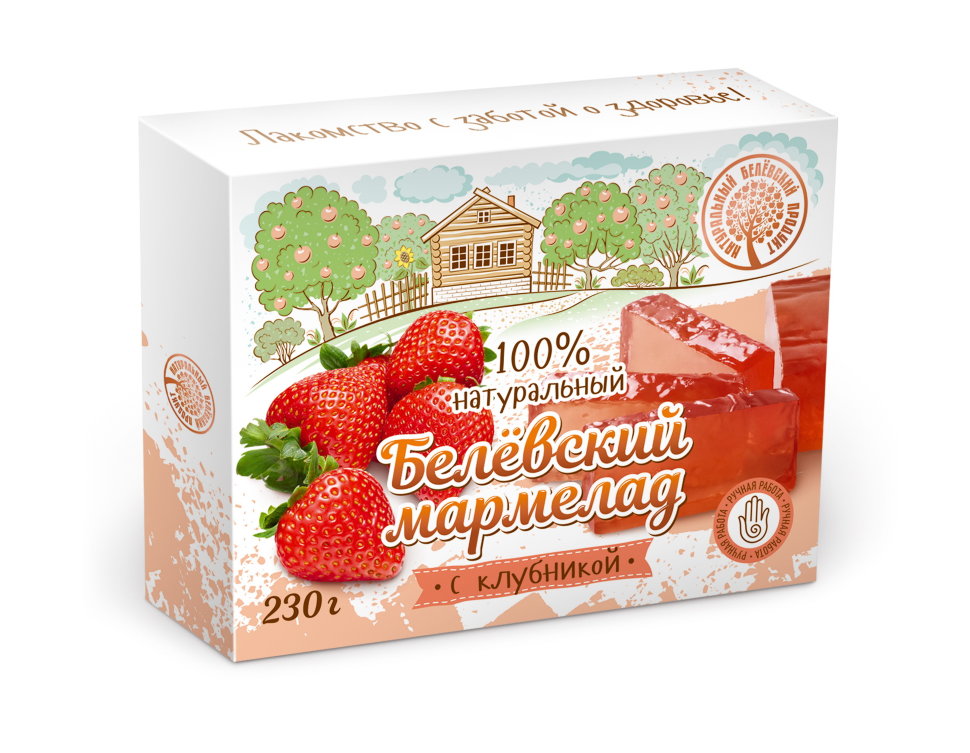  Мармелад белевский "Клубника" 230г в Грязях
