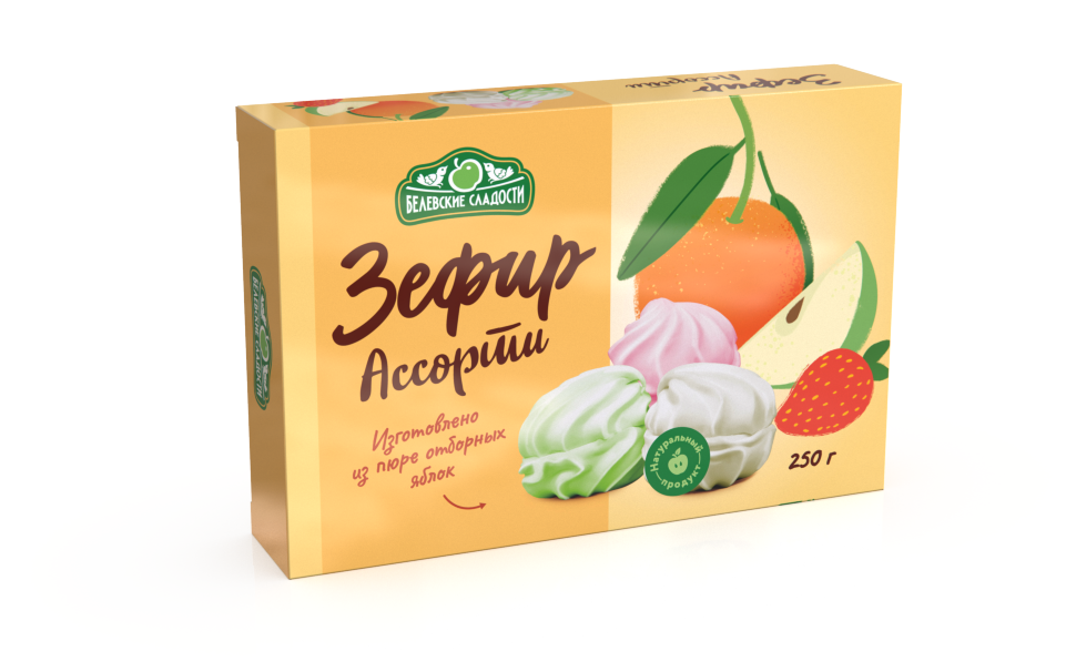  Зефир белевский "Ассорти" 250г в Грязях