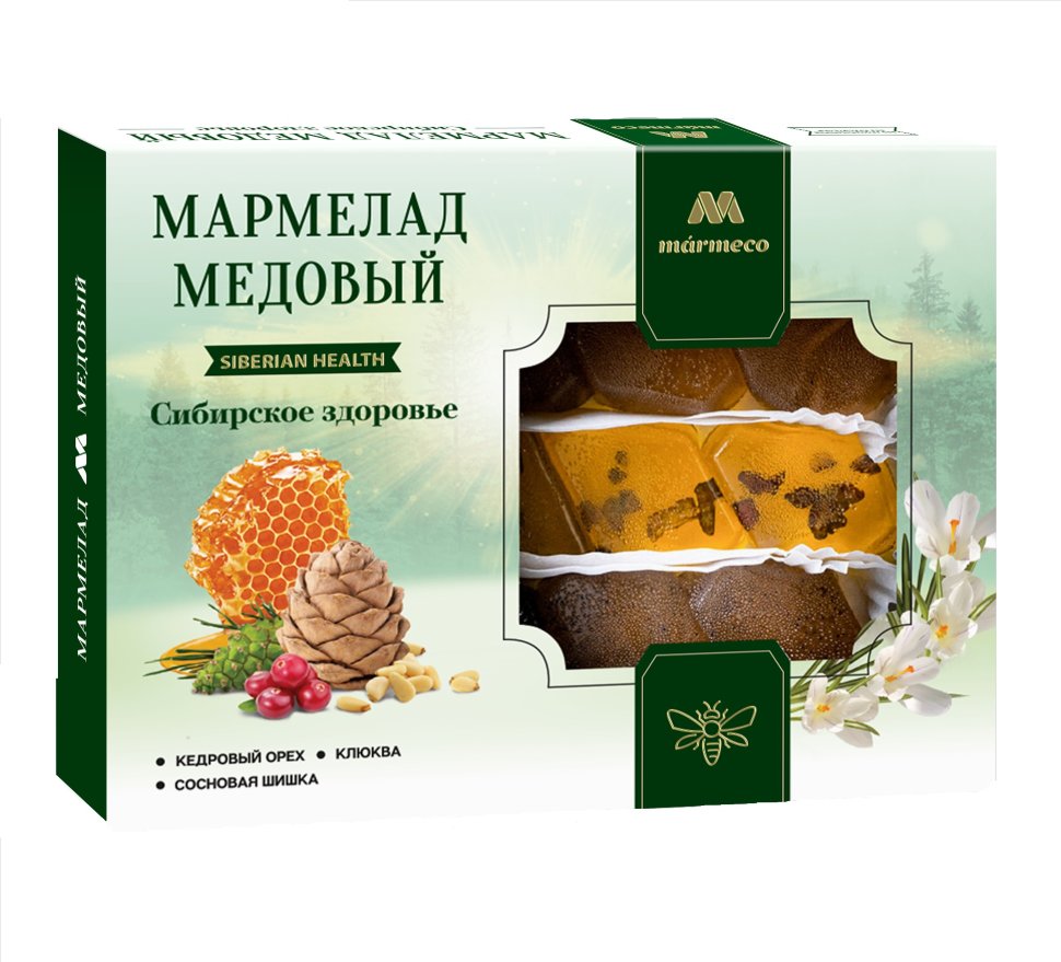  Мармелад медовый "Сибирское здоровье" без сахара 200г  в Грязях